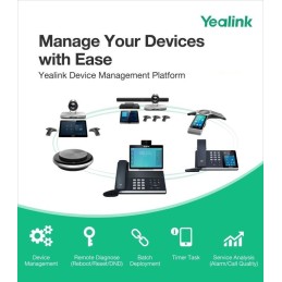 YEALINK T34W - Telefon IP / VoIP PoE Gigabit WiFi z zasilaczem