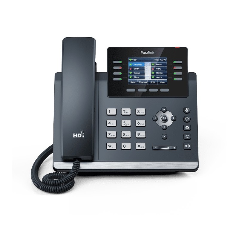 YEALINK T44U - Telefon IP/VoIP, następca T43U PoE Gigabit