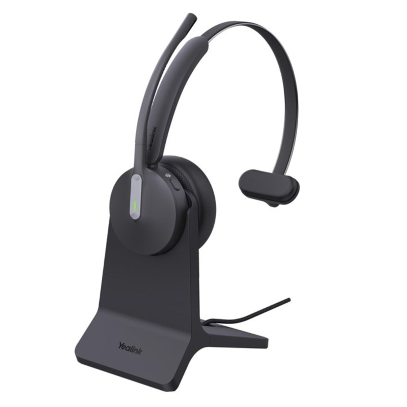 YEALINK BH70 Mono Teams ze standem - Bezprzewodowe słuchawki Bluetooth ze stacją ładującą