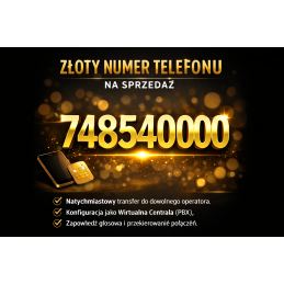 Złoty numer 748540000