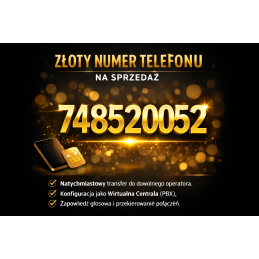 Złoty numer 748520052