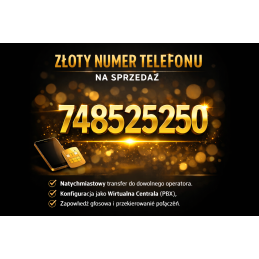 Złoty numer 748525250
